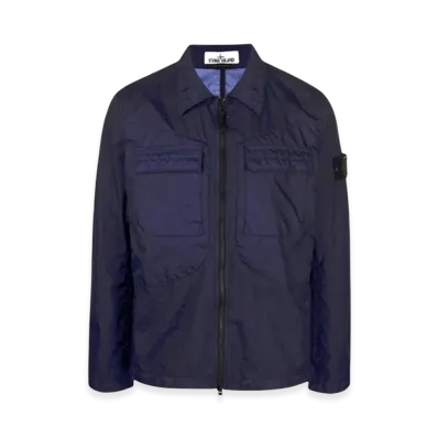 Stone Island 10323 Membrana 3L TC Overshirt - 22SS "Royal Blue"