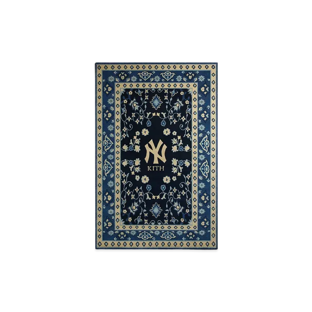 Kith x Kasra Rugs x The New York Yankees 3' x 5' Hand-Knotted Rug "Nocturnal"