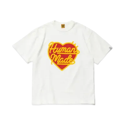 HUMAN MADE HEART T-SHIRT "White"