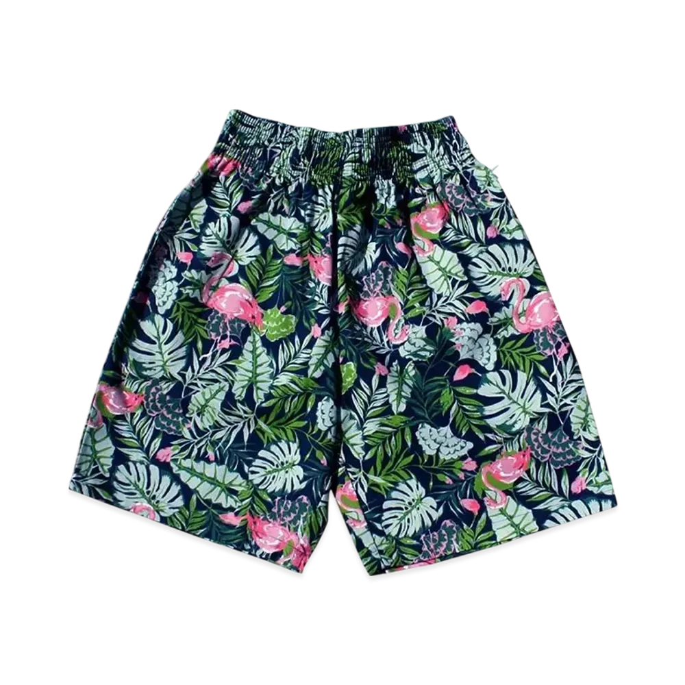 COOKMAN Chef Short Pants "Green/Tropical"