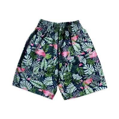 COOKMAN Chef Short Pants "Green/Tropical"