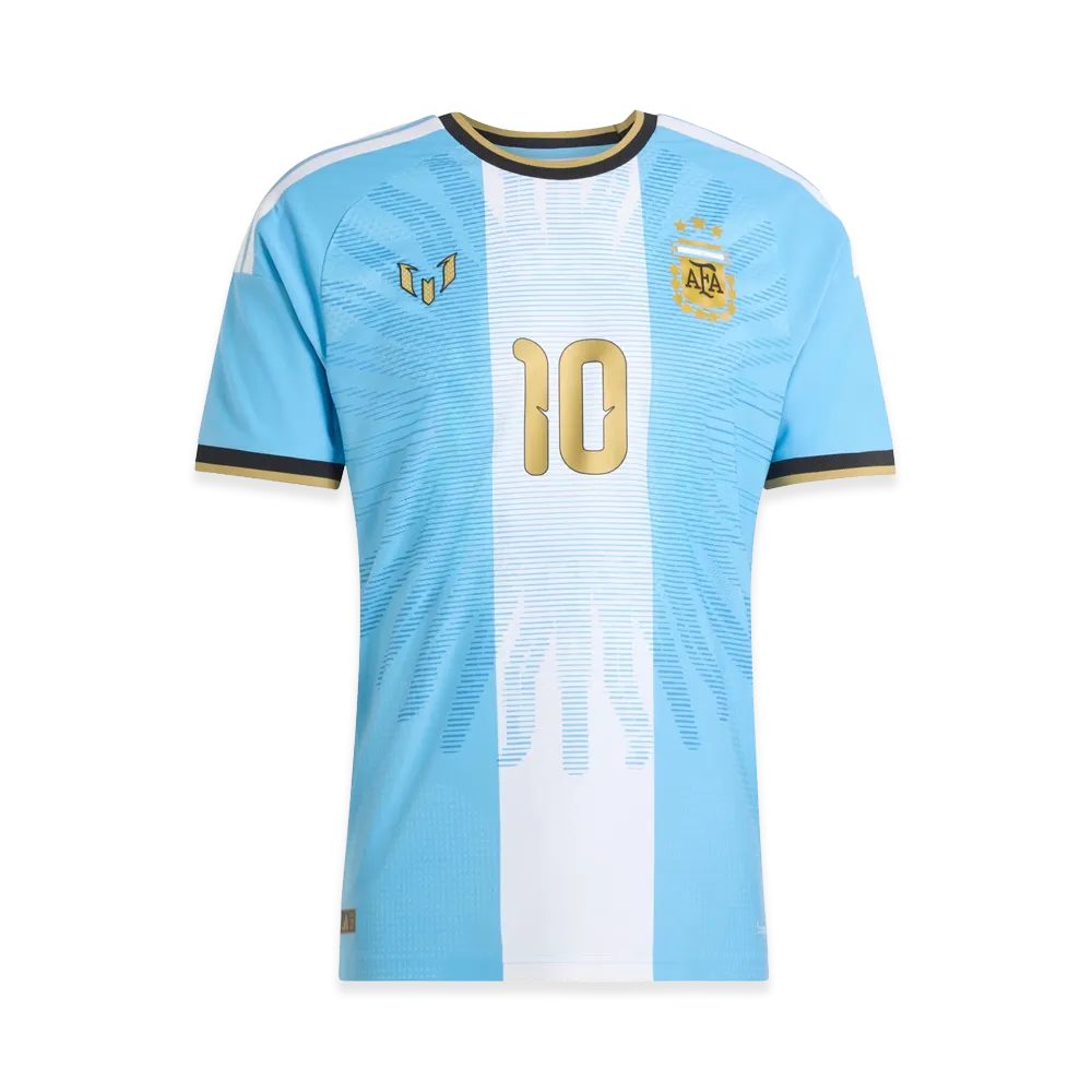 adidas Argentina Messi 10 26 Authentic Jersey "Light Blue"