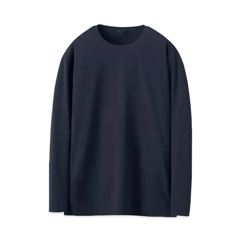 DESCENTE ALLTERRAIN Double Tailoring Crew Neck Shirts "Navy"
