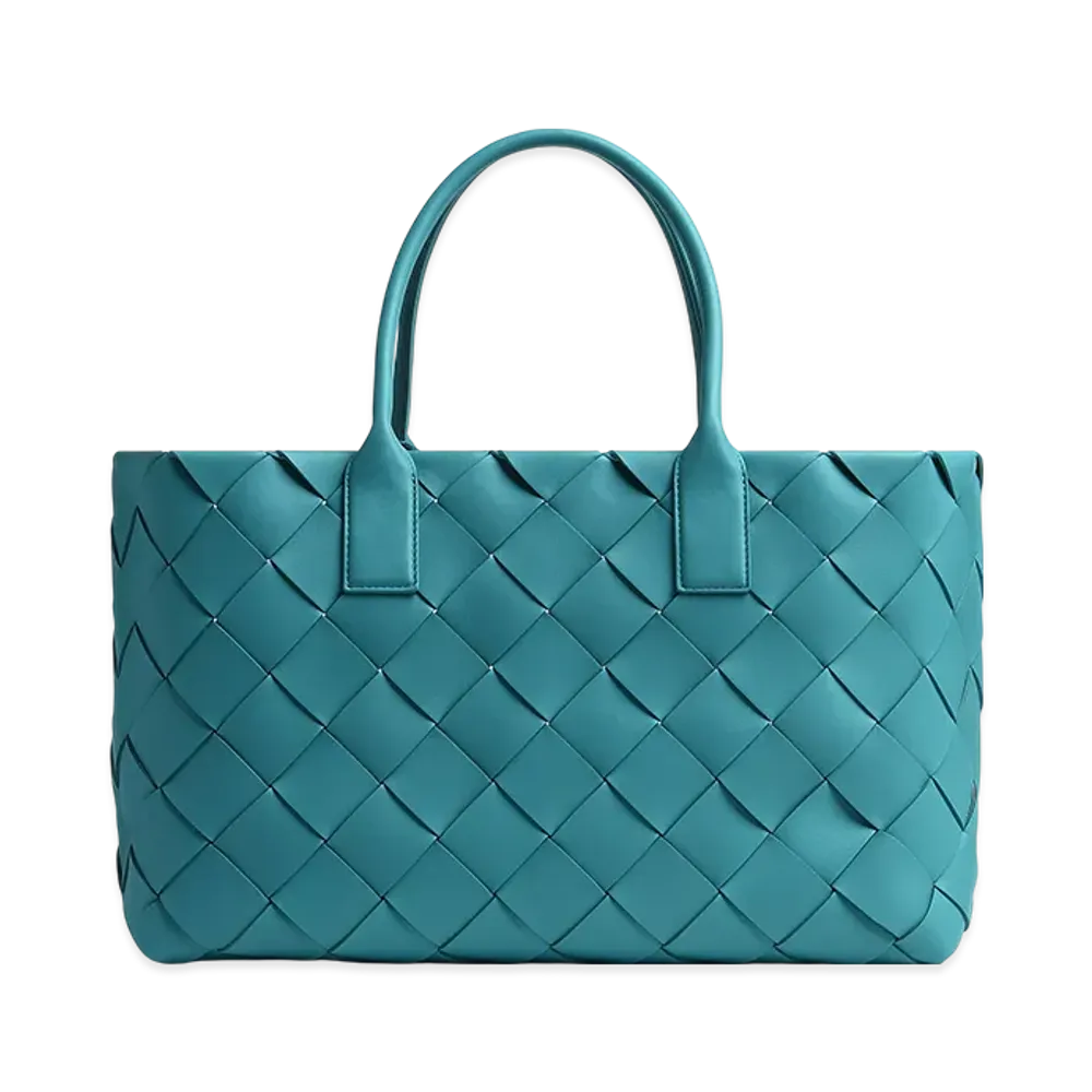 Bottega Veneta Maxi Intreccio Tote "Linoleum/Plaster"
