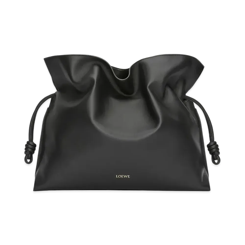 LOEWE Flamenco Clutch XL "Black"