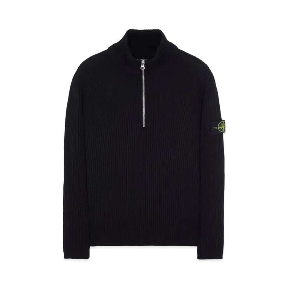 Stone Island 518C2 FULL RIB PURE WOOL "Black"