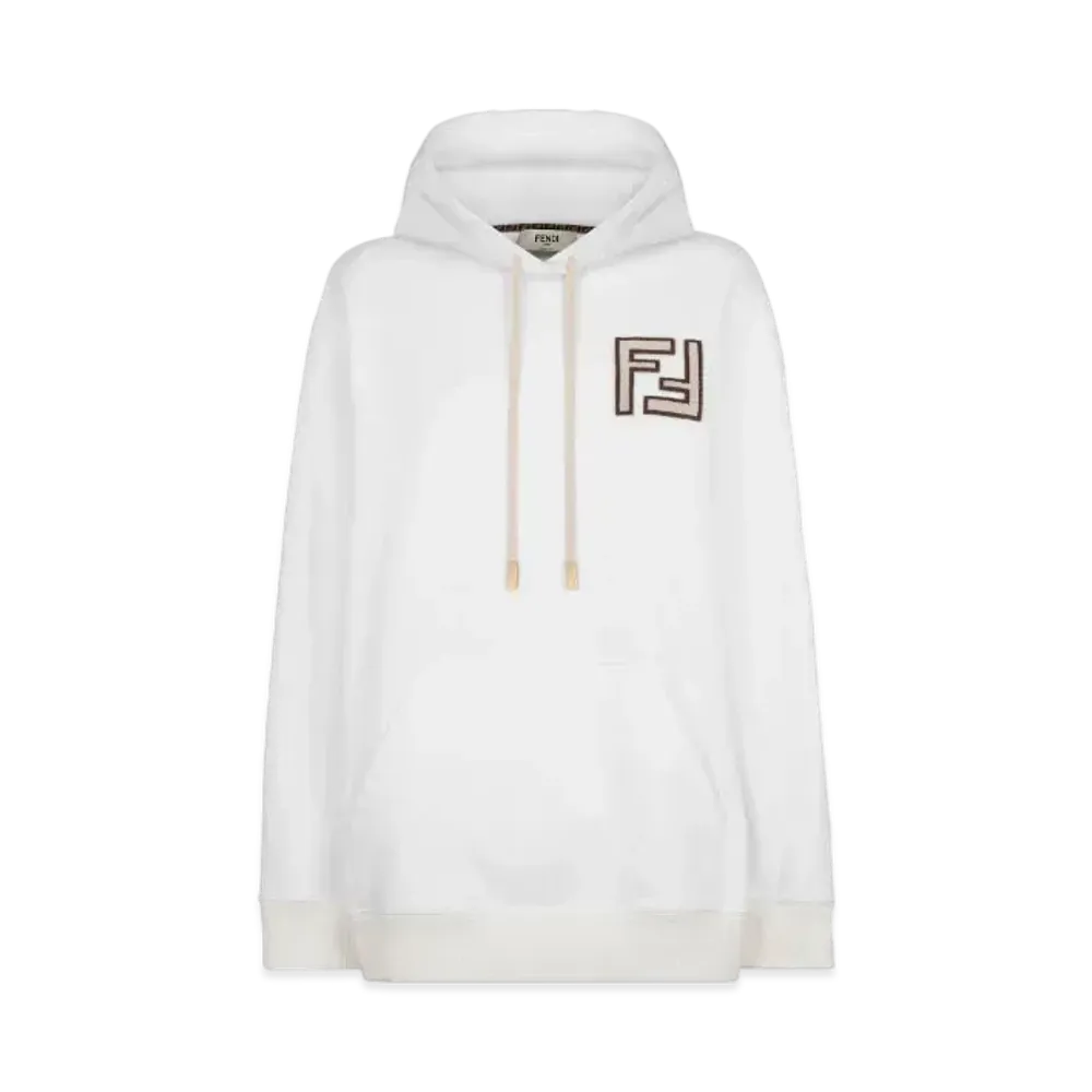 FENDI Sweatshirt Cotton "White"