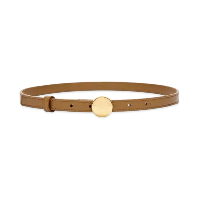 LOEWE Pebble Belt "Oak/Gold"
