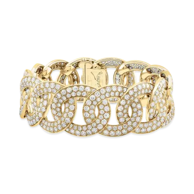 Van Cleef & Arpels Olympia bracelet "18K Yellow gold/Diamond"