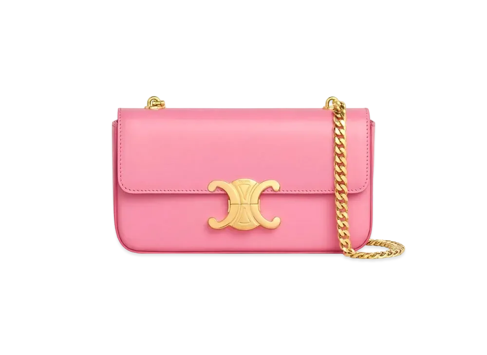 CELINE セリーヌ ショルダーバッグ フラミンゴ CELINE セリーヌ トリオンフ チェーンショルダーバッグ 197993BF4.25FO