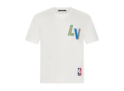 Louis Vuitton Lvxnba Front-And-Back Letters Print T-Shirt