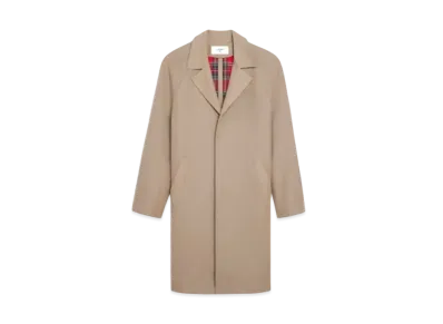 CELINE Mac 3-Button Coat / Wool And Cotton "Camel"