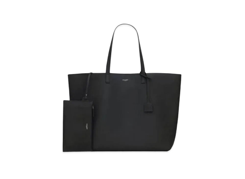 サンローラン ボールド イースト/ウエスト ショッピングバッグ グレインレザー "ブラック" 683655B680N1000