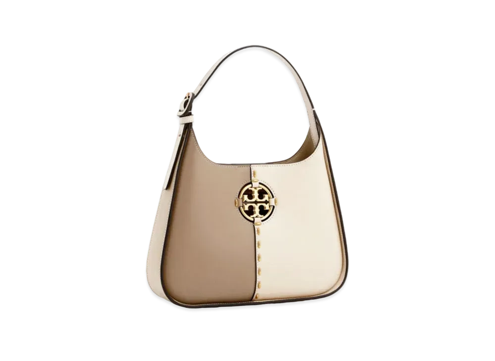 トリーバーチ ミラー カラーブロック スモール クラシック ショルダーバッグ "ブリー/ アーモンドフロア" 86464 732