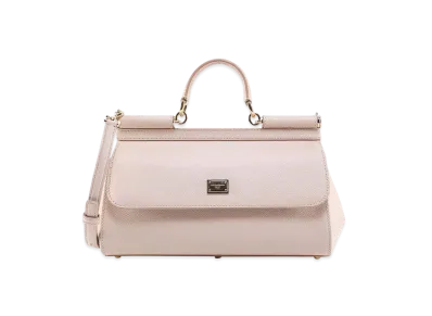 Dolce&Gabbana Sicily Bag Medium Dauphine Calfskin "Pink"