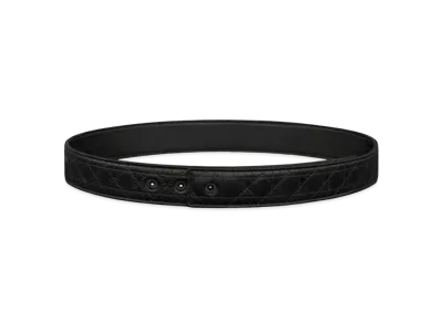 Dior Reversible Belt Strap Cannage Kumo Leather and Black Smooth Calfskin 35mm "Black"