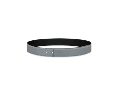 Dior Reversible Belt Strap Grained Calfskin and Grained Calfskin 35 MM "Deep Gray/Black"