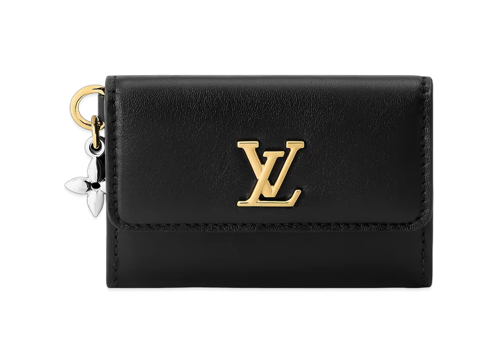 Louis Vuitton Mini Trifold Wallet LV Bloom "Black"