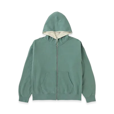 visvim Jumbo SB Dual Hoodie F.Z. DMGD "Green"