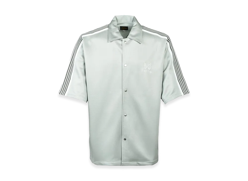 BREATH x Needles S/S Track Shirt - Poly Smooth "Gray"