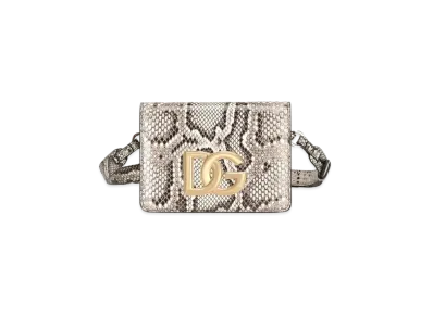 Dolce&Gabbana 3.5 Cross Body Bag Pythonskin "Cream"