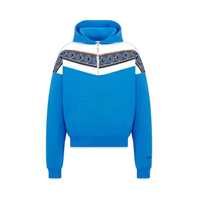 Dior x LEWIS HAMILTON CD Diamond Sweat Shirt Cotton Fleece "Blue"