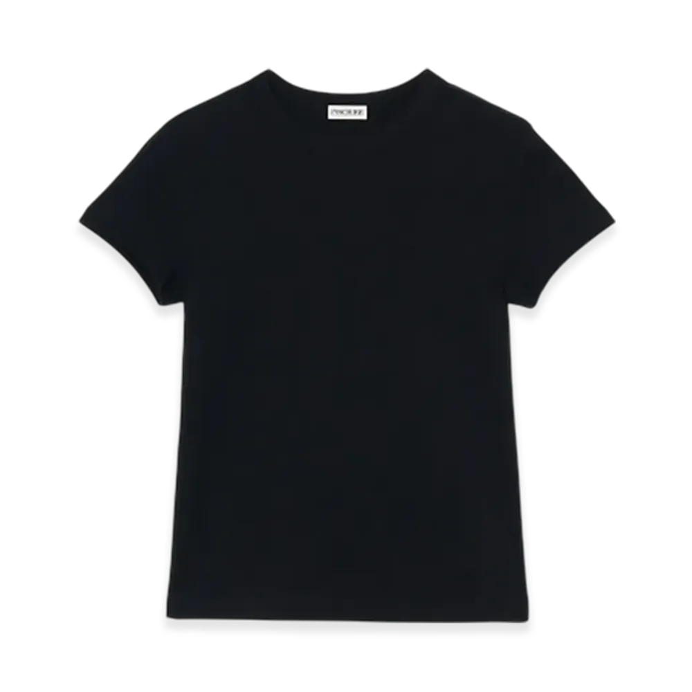 INSCRIRE Fraise Tight Fit Tee "Black"