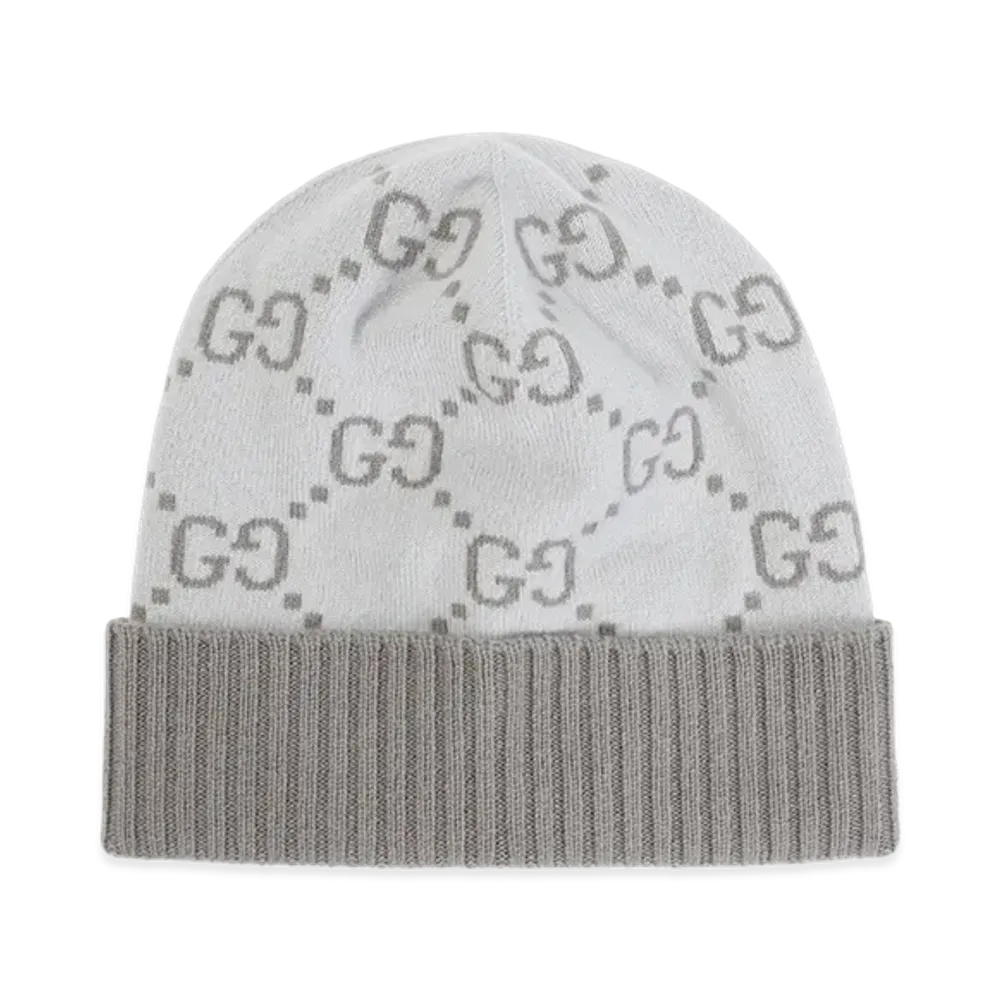 GUCCI Women's GG Beanie Hat "Printed"