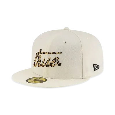 NEW ERA 59Fifty True Leopard Under Visor "Chrome White"