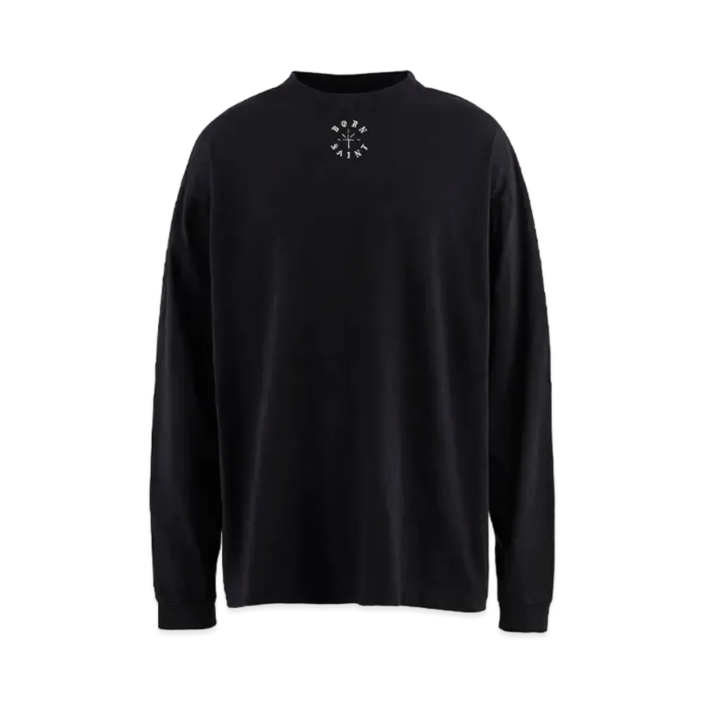 SAINT Mxxxxxx x Born x Raised BR_LS Tee / Born Saint "Black"