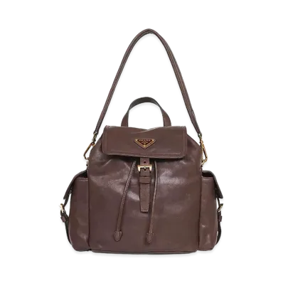 PRADA Women's 'Explore' Medium Backpack "Brown"