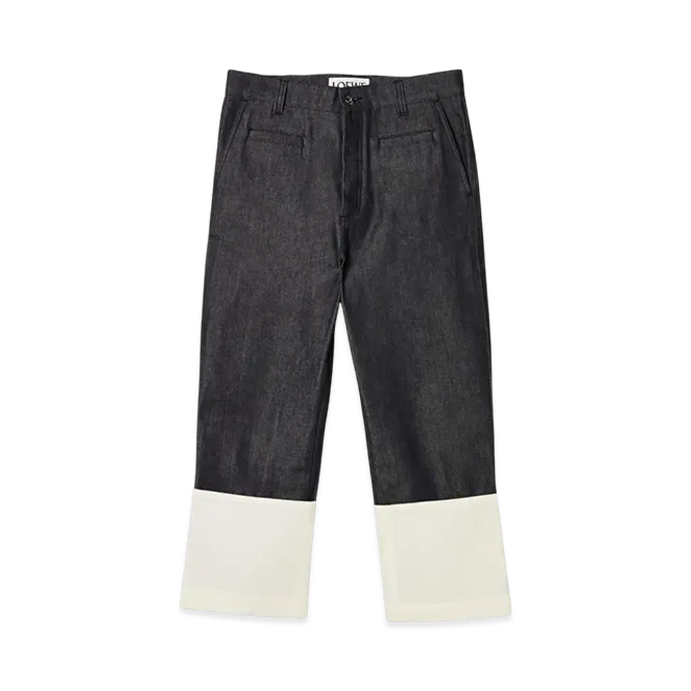 LOEWE Fisherman Jeans in Denim "Navy Blue"