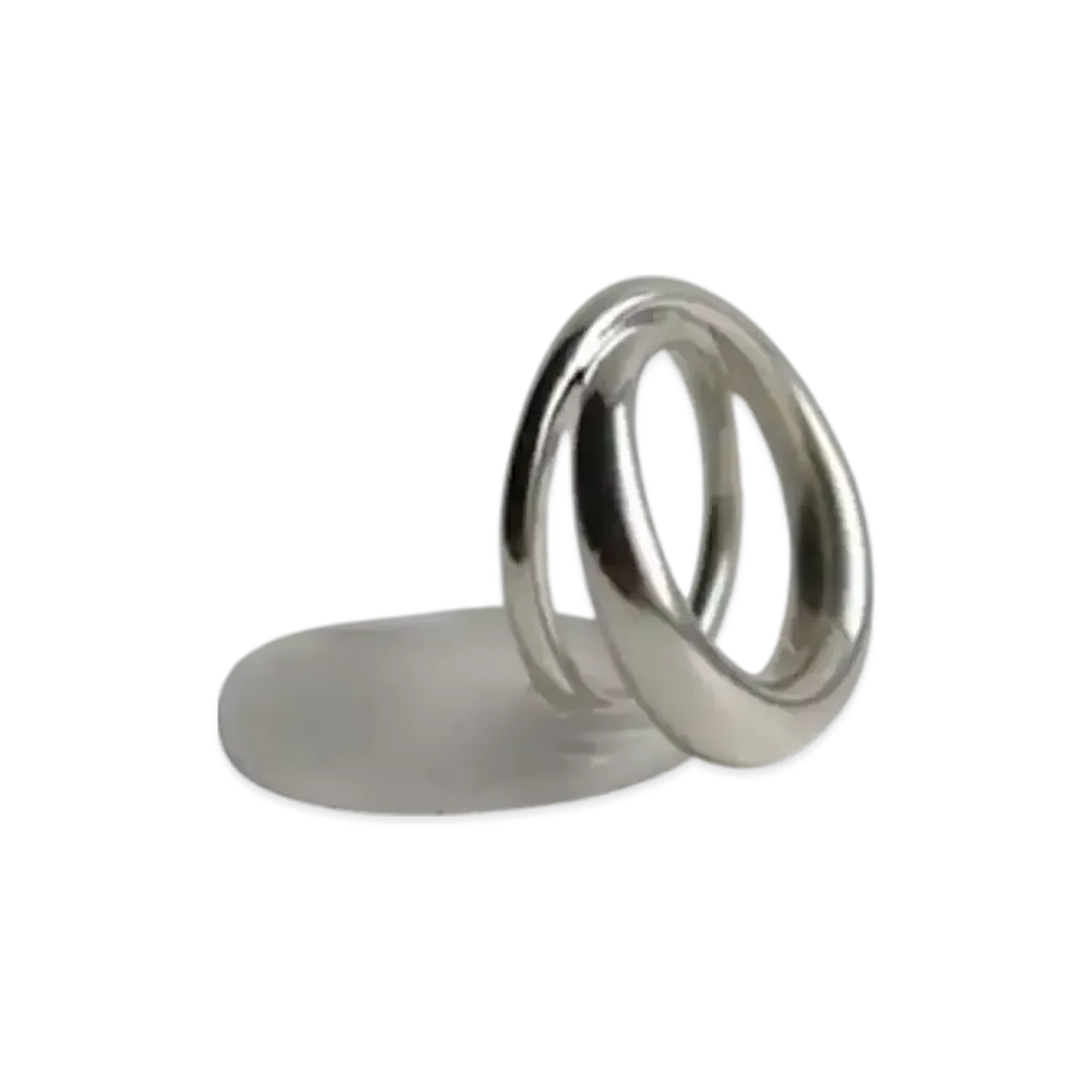 TEN. Cross Ring "Silver"