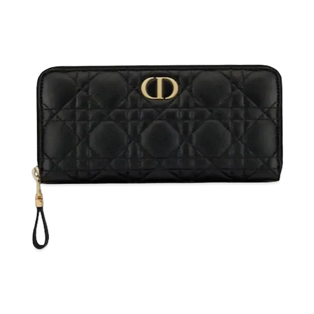 Dior Dior Caro Voyageur Wallet "Black"
