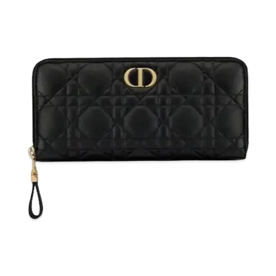 Dior Dior Caro Voyageur Wallet "Black"