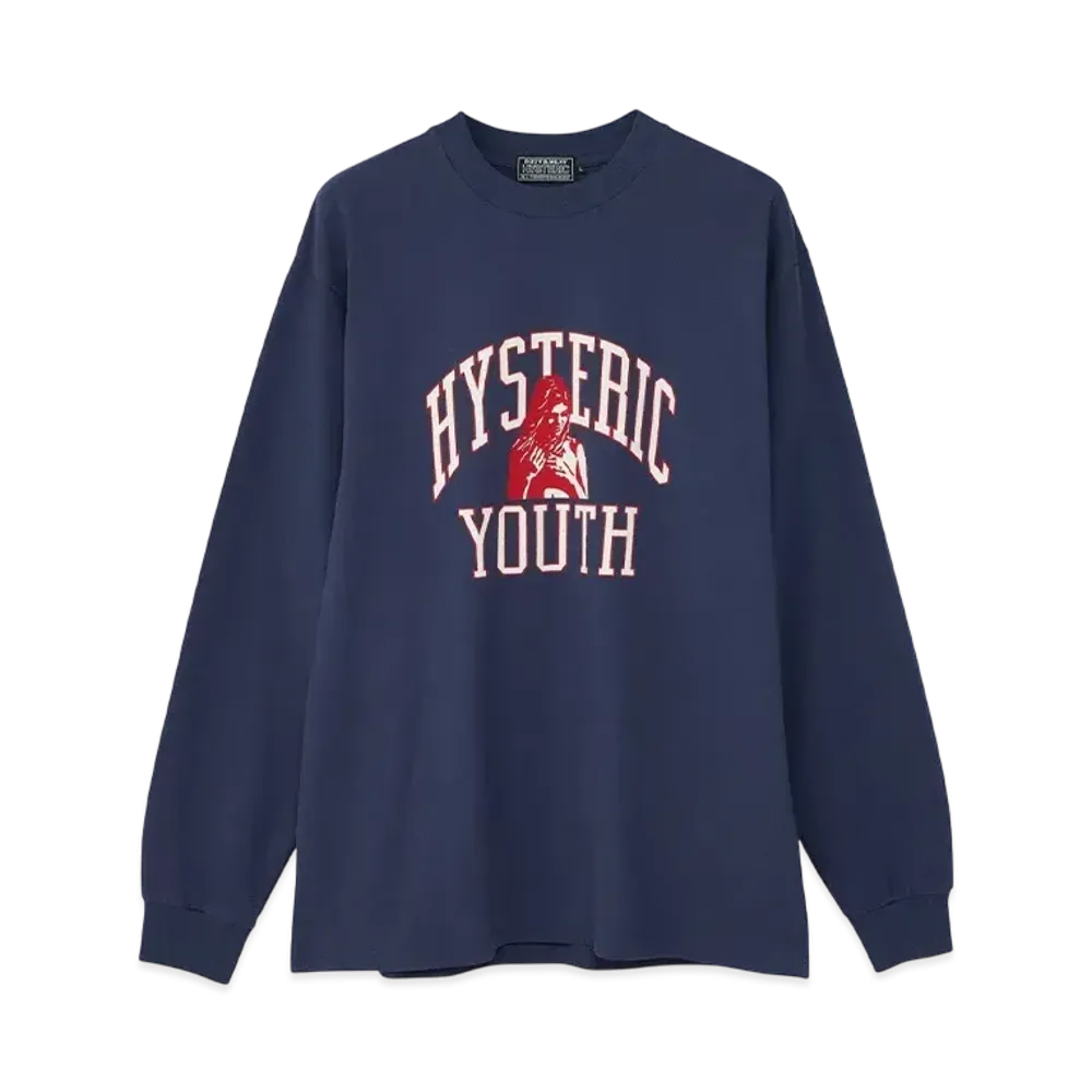 HYSTERIC GLAMOUR H.Youth T-Shirt "Navy"