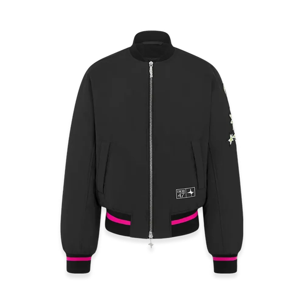 Dior x Lewis Hamilton Blouson Jacket in Technical Fabric "Black"