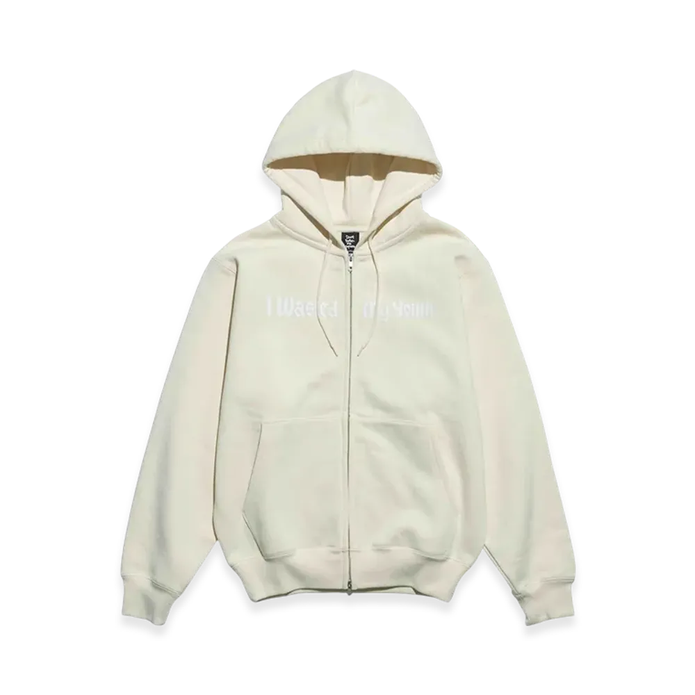 Wasted Youth IWMY Zip Sweat Hoodie "Cream"