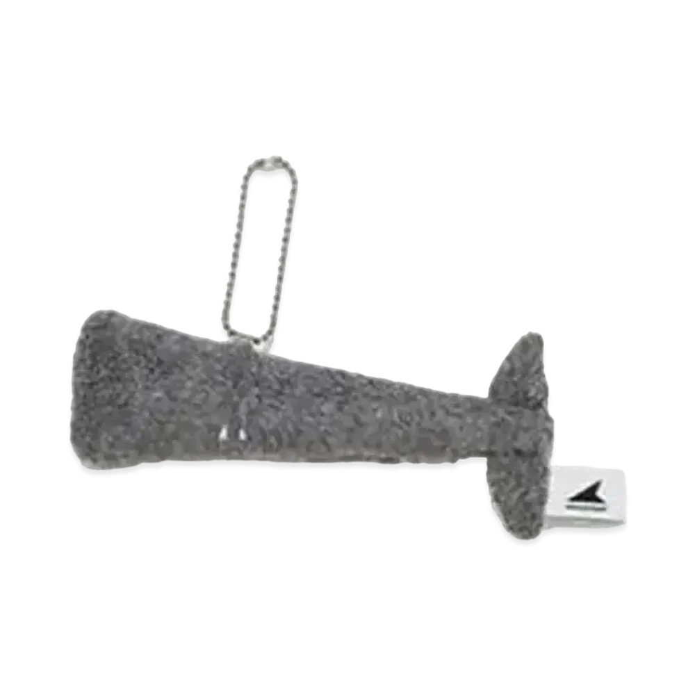 DESCENDANT x Ron Herman Plush Key Holder Sperm Whale "Gray"