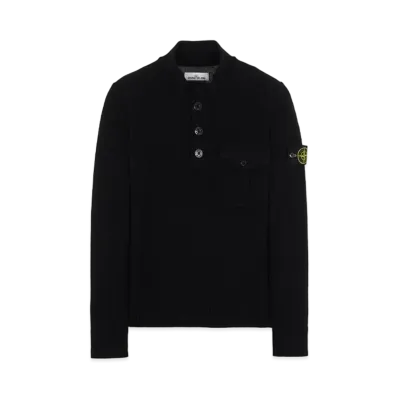Stone Island 522B6 GEELONG WOOL "Black"