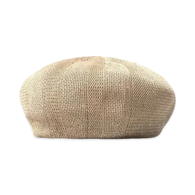 iroquois LINEN BASQUE BERET "BEG"