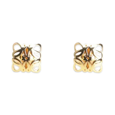 LOEWE Women's Bombe Anagram Earrings "Gold"