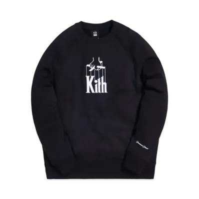 KITH The Godfather Puppet Crewneck "Black"