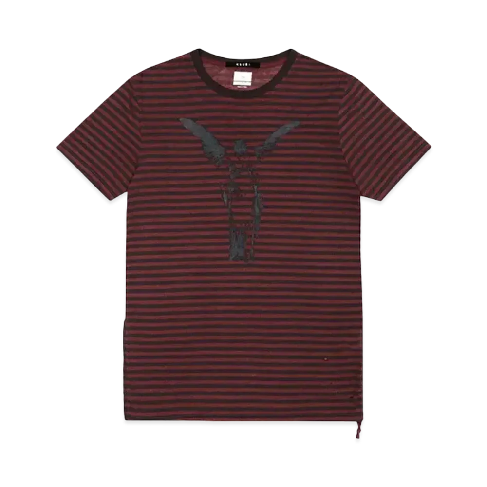 KSUBI Angel Sioux SS Tee Red Stripe "Red Stripe"