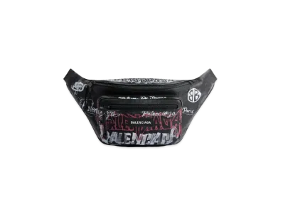 BALENCIAGA Explorer Beltbag Diy Metal All Over "Black"