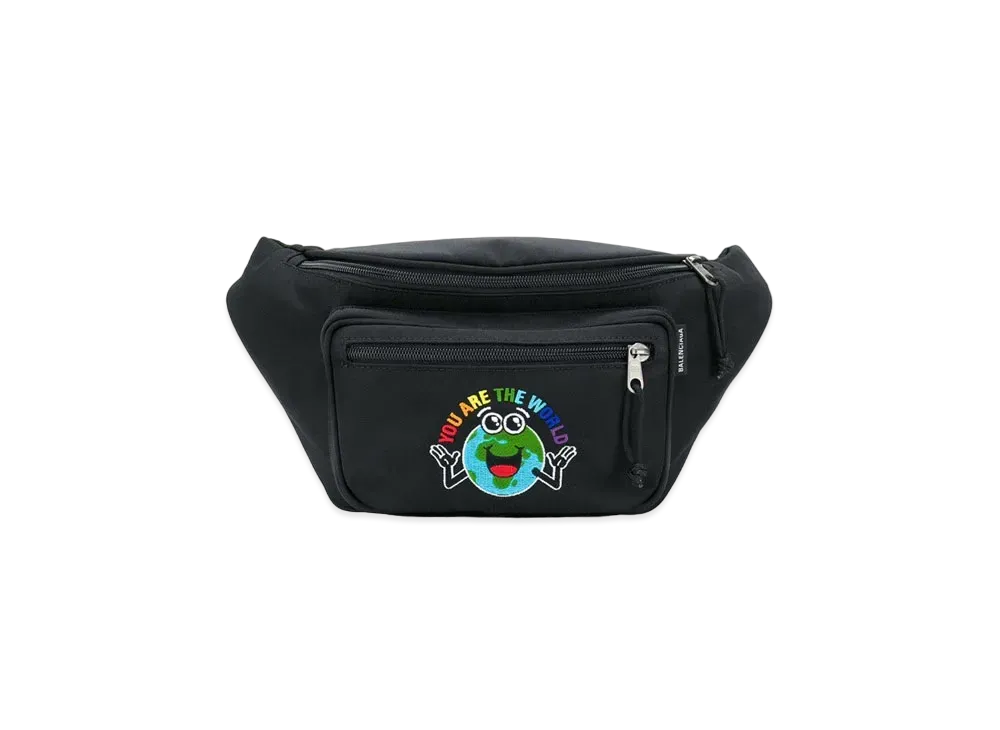 BALENCIAGA Nylon Universal Handbag "Black"