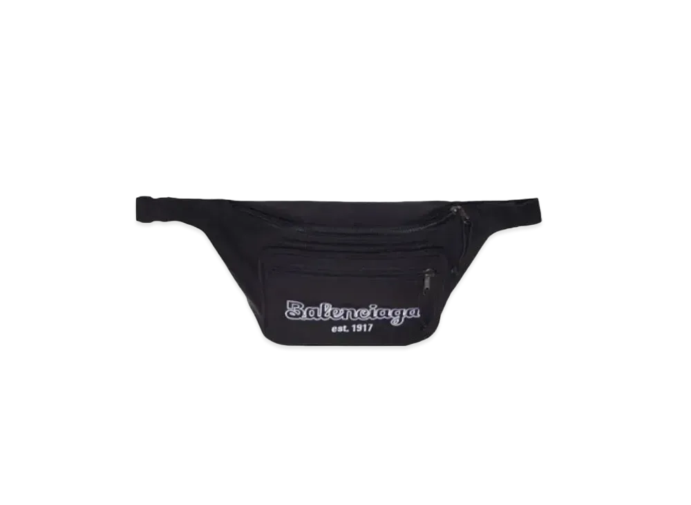 BALENCIAGA Est. 1917 Explorer Waist Bag "Black"