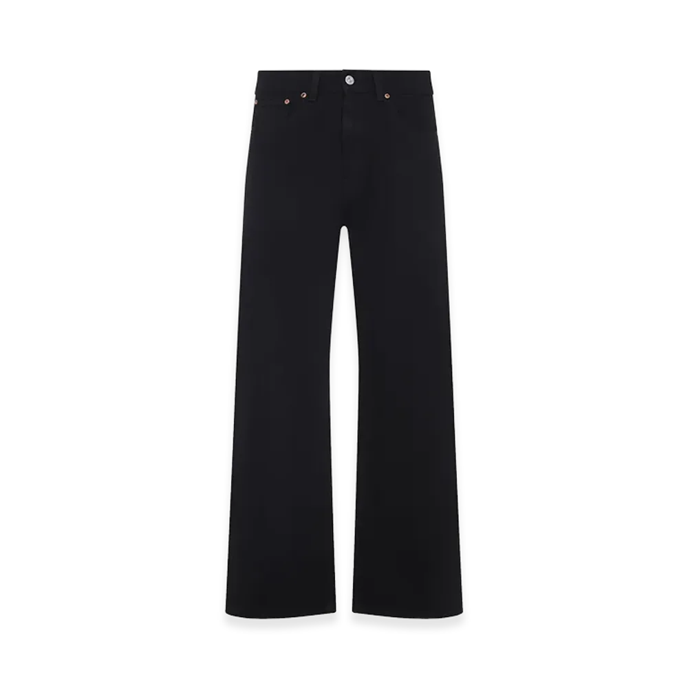 OUR LEGACY "Third Cut" Wide Leg Jeans "Black"