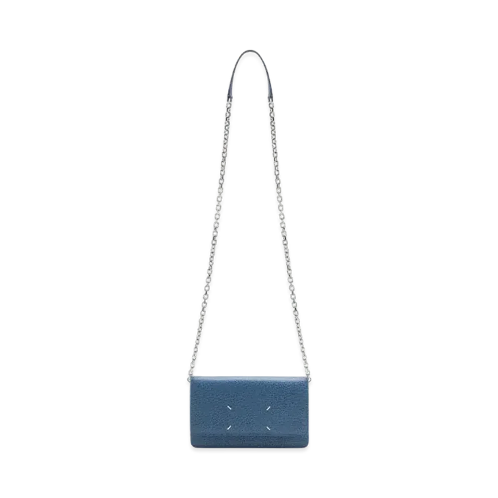 Maison Margiela Large Chain Wallet "Blue Gray"