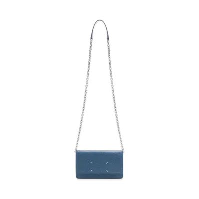 Maison Margiela Large Chain Wallet "Blue Gray"
